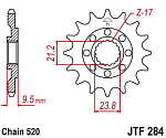 Звезда цепного привода JTF284 13sc