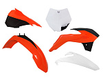 Комплект пластика R-Tech KTM SX85 13-17 (R-KITKTM-OEM-523) Бело-Черно-Оранжевый