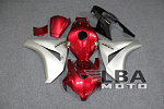 Комплект пластика для мотоцикла Honda CBR 1000RR 08-11 Красно-Серебрянный