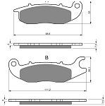 Тормозные колодки Gold-Fren 210 S3