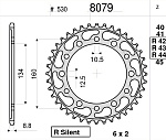 Звезда цепного привода Ognibene 8079-R42 (JTR1306.42)