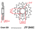Звезда цепного привода JTF284 14SC