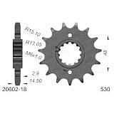 Звезда цепного привода AFAM Сталь 20602-18 (JTF339.18)