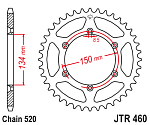 Звезда цепного привода JTR460 52