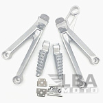 Подножки задние с кронштейнами для мотоцикла Kawasaki ZX-10R 04-05