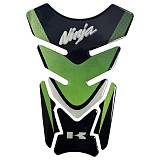  Наклейка на бак для мотоцикла Kawasaki Ninja Зелено-Черная 2