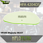 Воздушный фильтр HIFLO HFA4204DS Yamaha YP250 Majesty 96-07