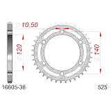 Звезда цепного привода AFAM Сталь 16605-38 (JTR498.38)