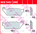 Тормозные колодки TRW MCB764SH