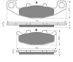 Тормозные колодки Gold-Fren 013 AD
