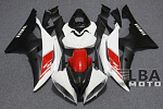 Комплект пластика для мотоцикла Yamaha YZF-R6 08-15 Бело-Красно-Черный
