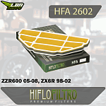 Воздушный фильтр HIFLO HFA2602 Kawasaki ZZR600 05-08, ZX6R 98-02