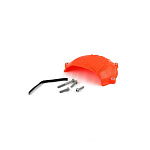 Защита крышки сцепл. пластиковая SM-PARTS KTM 450SXF/XCF 16-17, 450/500EXCF 2017 оранжевая