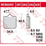 Тормозные колодки TRW MCB829SV