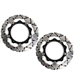 Тормозные диски передние для мотоцикла Yamaha YP125/250R 04-16 1шт.YP400,XP500 04-07,XP530 12-15 2шт
