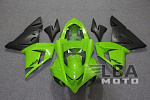 Комплект пластика для мотоцикла Kawasaki ZX-10R 04-05 Зелено-Черный