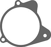  Kawasaki KL250/KLX250 прокладка левой малой крышки 11060-1641, 11061-0892