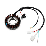 Статор генератора Yamaha YBR125 07-09, 10-14, YB125 2008 3D9-H1410-10, 3D9-H1410-11, 3D9-H1410-12