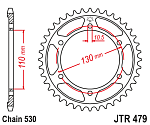 Звезда цепного привода JTR479.44