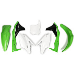 Комплект пластика R-Tech Kawasaki KX250F 17-20 (R-KITKXF-OEM-519) зеленый/белый/черный
