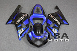 Комплект пластика для мотоцикла Suzuki GSX-R600/750 01-03 Сине-Черный