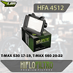 Воздушный фильтр HIFLO HFA4512 Yamaha T-MAX 530 17-19, T-MAX 560 20-22