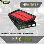Воздушный фильтр HIFLO HFA3615 Suzuki GSF650 05-08, GSF1200 00-06