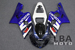 Комплект пластика для мотоцикла Suzuki GSX-R600/750 04-05 Сине-Белый(белый хвост)