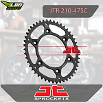 Звезда цепного привода JTR210 47SC