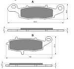 Тормозные колодки Gold-Fren 124 S33