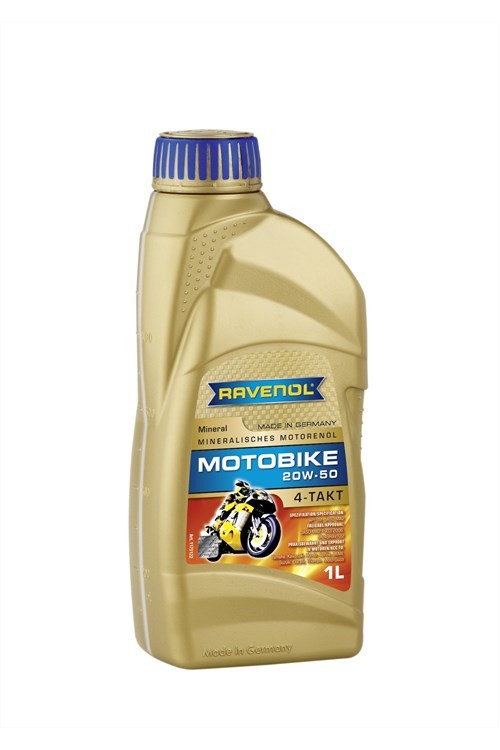 Моторное масло RAVENOL Motobike 4-T Mineral 20W-50 (1л)