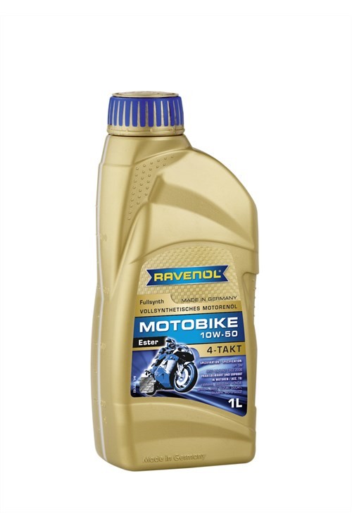 Моторное масло RAVENOL Motobike 4-T Ester 10W-50 (1л)