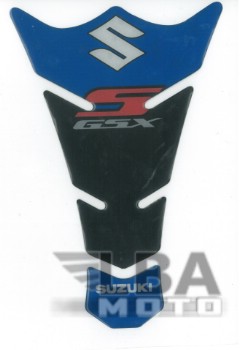 Наклейка на бак для мотоцикла Suzuki GSX-S Черно-Синяя