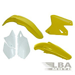 Комплект пластика R-Tech Suzuki DRZ400 00-09 (R-KITDRZ-OEM-411) желтый/белый