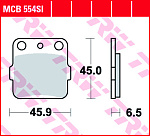 Тормозные колодки TRW MCB554SI