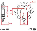 Звезда цепного привода JTF296 15