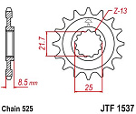 Звезда цепного привода JTF1537 15