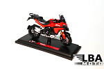 Модель мотоцикла Ducati Multistrade 1200S Красного цвета масштаб 1/18