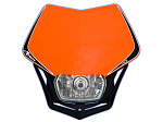 Фара с обтекателем R-Tech V-Face оранжевая/черная (R-MASKARNR008)