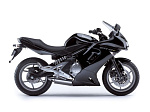 Комплект пластика для мотоцикла Kawasaki ER-6F 06-08 Черный