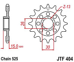 Звезда цепного привода JTF404 17